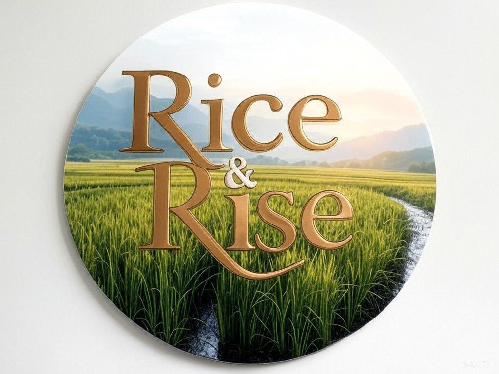 Rise & Rice Logo